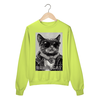 Nome do produto Moletom Fechado Rebel Cat