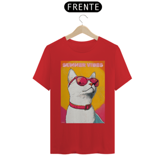 Nome do produto Camiseta Summer Vibes Cat - Prime