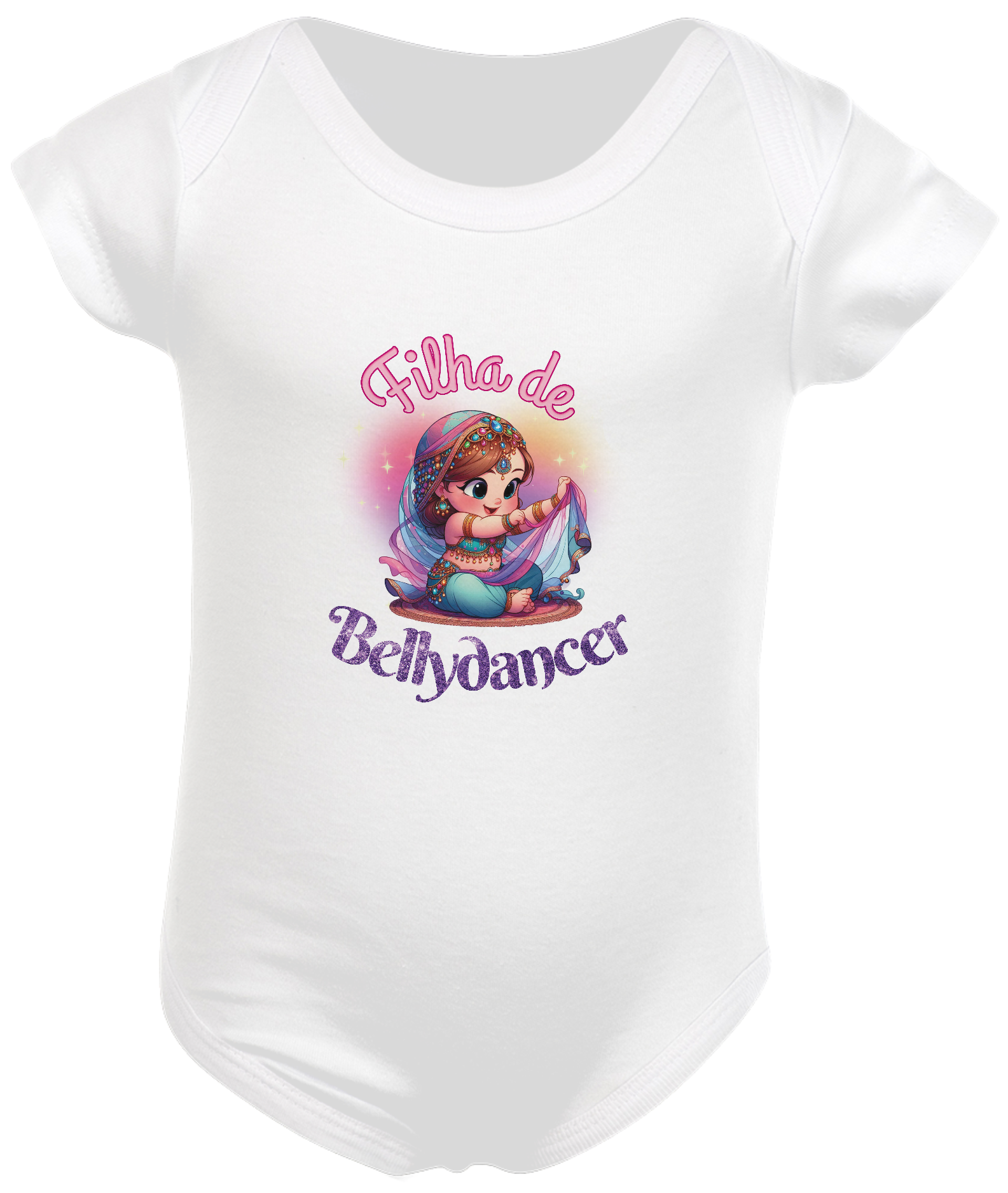 Filha de Bellydancer - Body bebê de Dança do Ventre Baby – Bellydance Glam BR