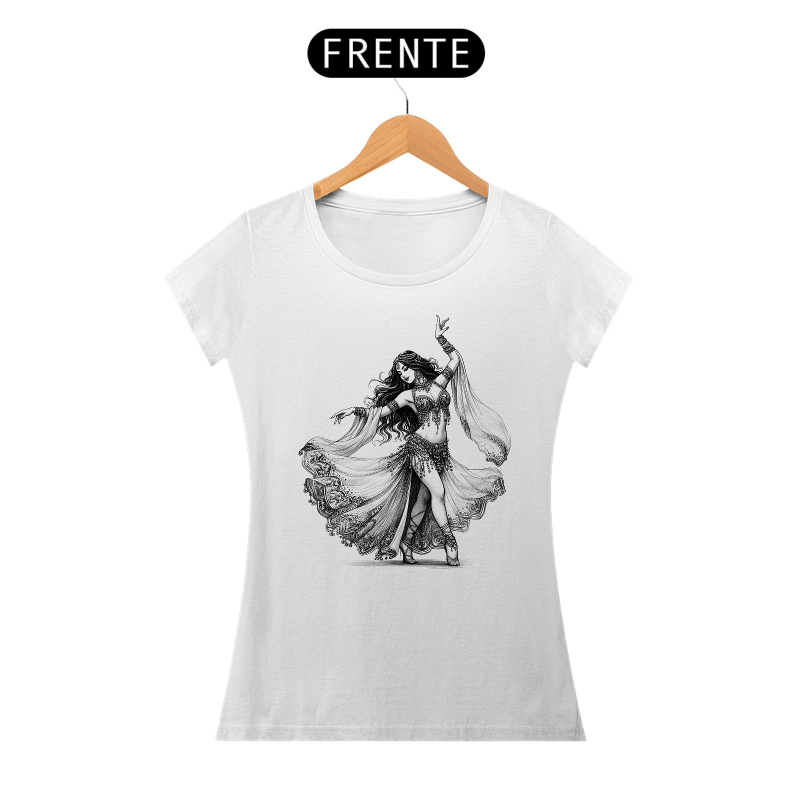 Bellydancer Aurora - Camiseta de Dança do Ventre feminina – Bellydance Glam BR