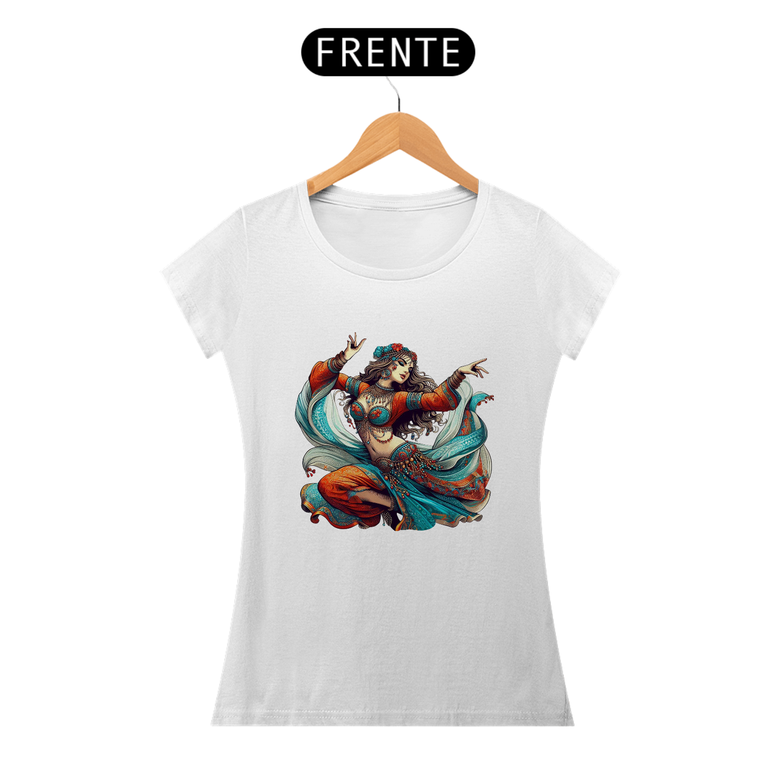 Bellydancer Iman - Camiseta de Dança do Ventre feminina – Bellydance Glam BR