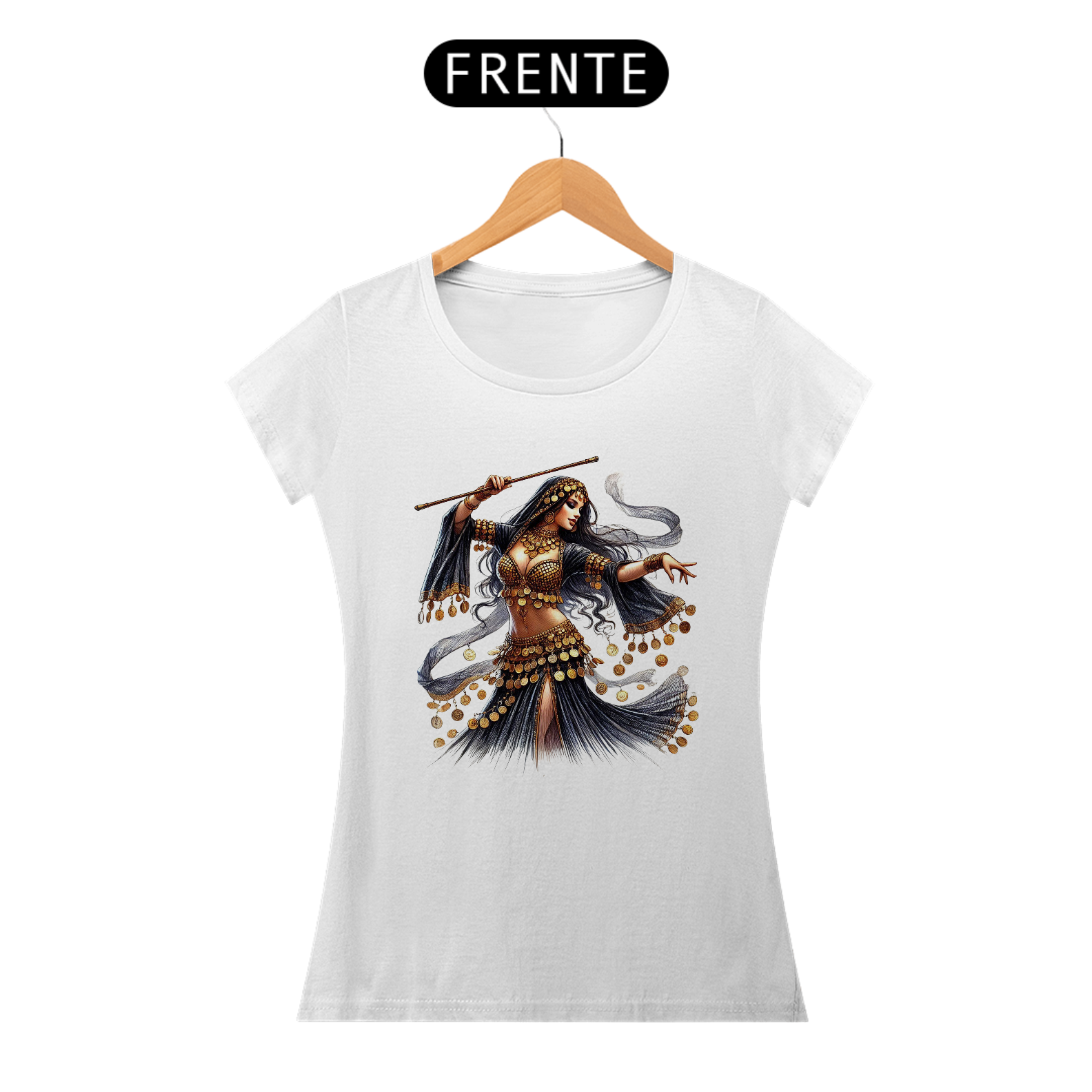 Bellydancer Saida - Camiseta de Dança do Ventre feminina – Bellydance Glam BR