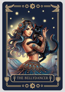 Poster Carta de Tarô - The Bellydancer
