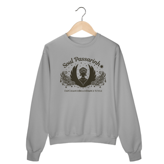 Nome do produto Moletom SOUL PASSARINHA - estampa CAFÉ