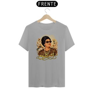 Nome do produto T-shirt comemorativa Umm Kulthum - Camiseta de Dança do Ventre feminina – Bellydance Glam BR
