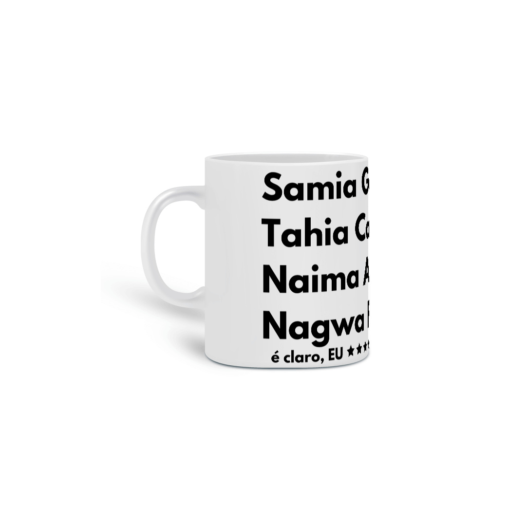Nome do produto: Samia gamal &+ Caneca