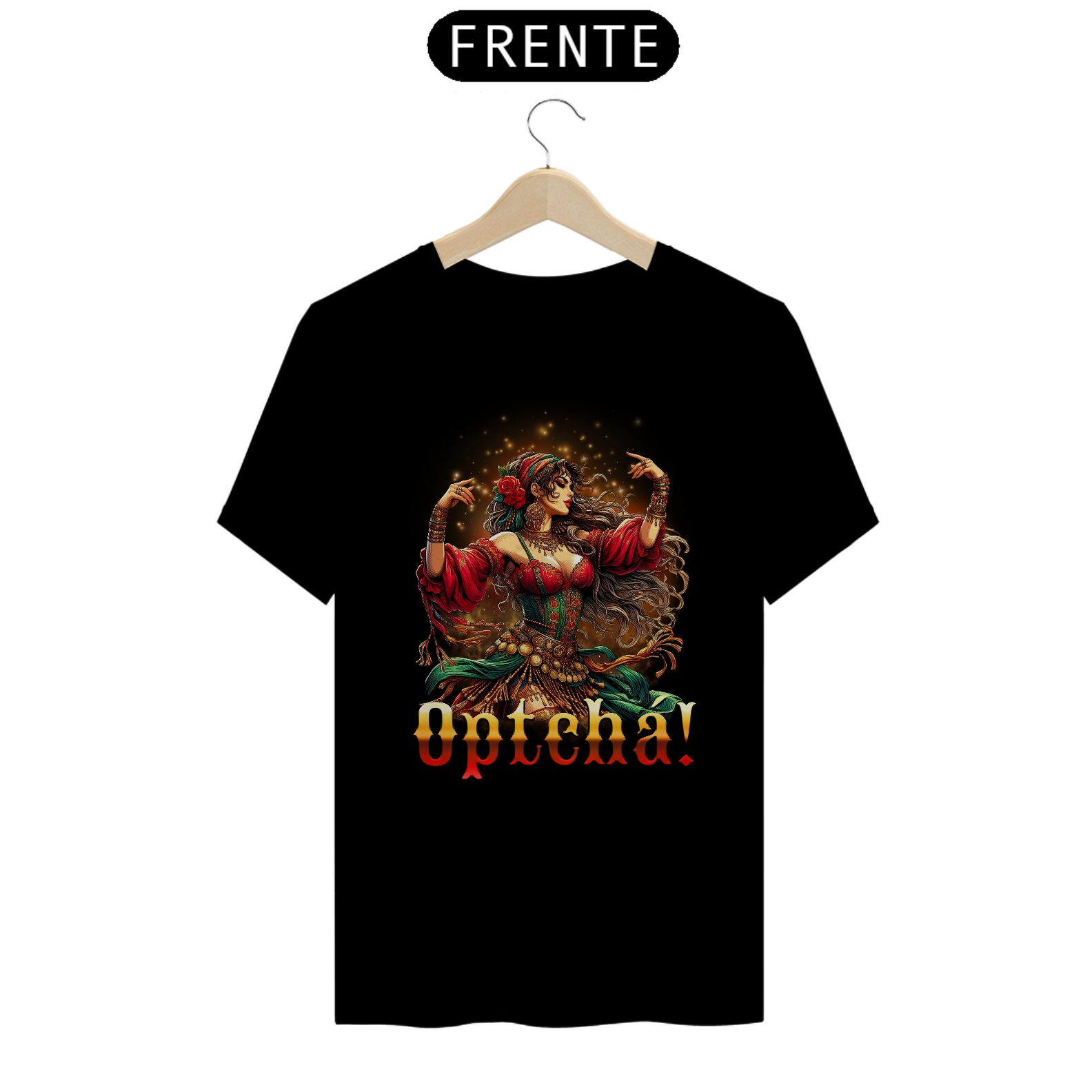 Cigana Mihaela - Camiseta de Dança Cigana feminina – Bellydance Glam BR
