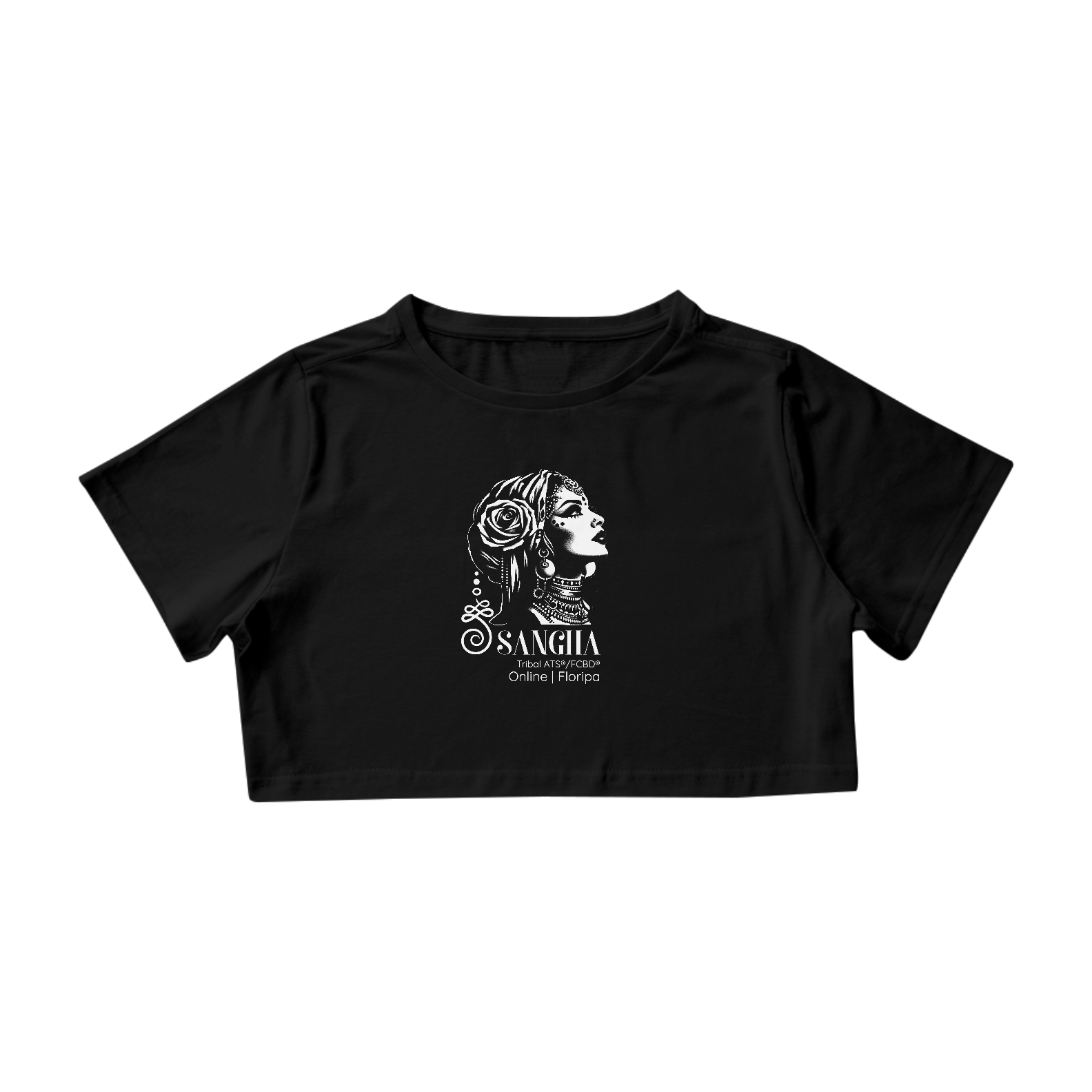 SANGHA CROPPED PRETO