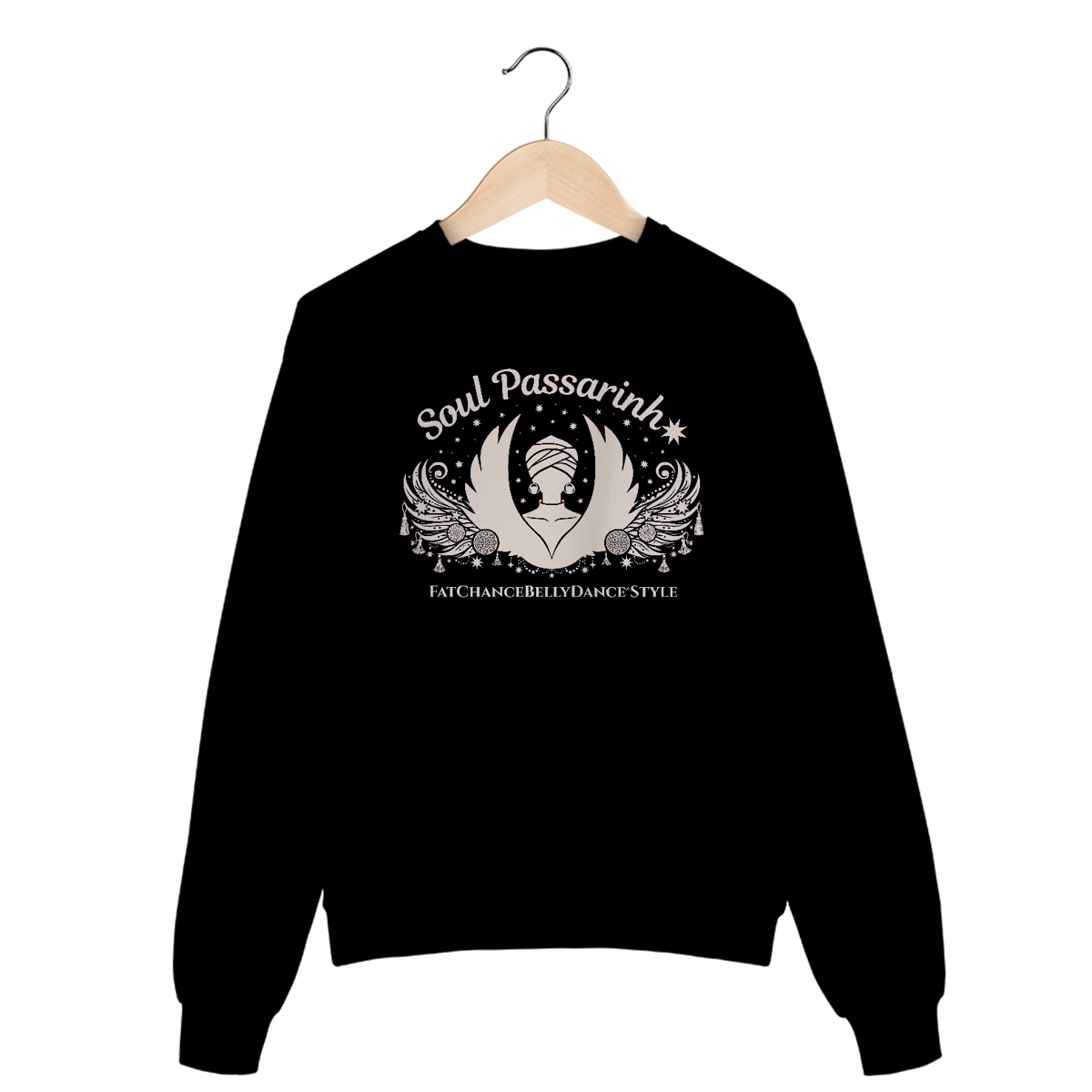 Nome do produto: Moletom SOUL PASSARINHA - estampa AREIA