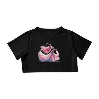 Nome do produto Cropped Lamis - Camiseta de Dança do Ventre feminina – Bellydance Glam BR