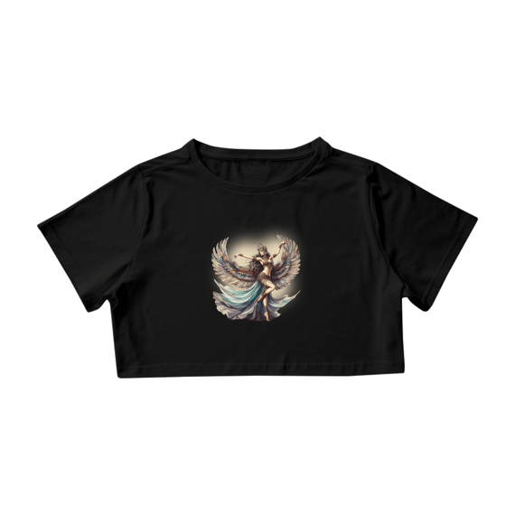 Cropped Dancing Isis - Camiseta de Dança do Ventre feminina – Bellydance Glam BR