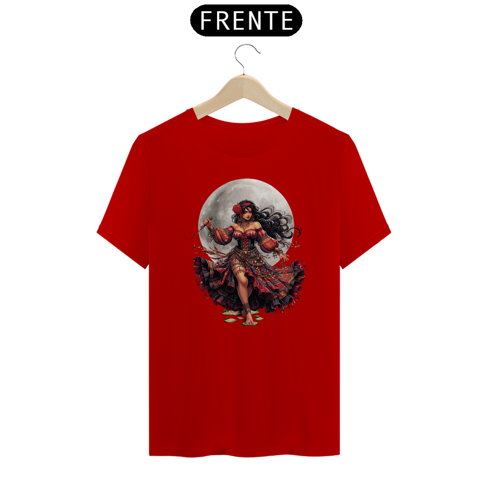 Cigana Walkíria - Camiseta de Dança Cigana feminina – Bellydance Glam BR