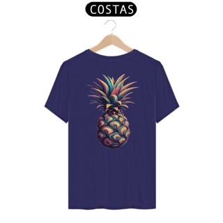 Nome do produto T-shirt Prime linha Psicobrain - ABACAXI
