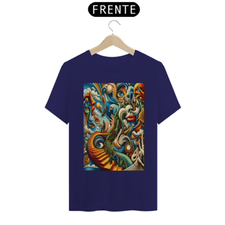 Nome do produto T-shirt Prime linha Psicobrain ESCADA IMAGINARIA