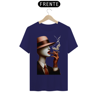 Nome do produto T-shirt Prime linha Anonimos Mulher sem face com cigarro