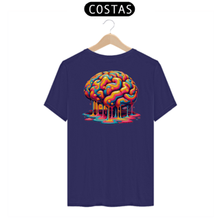Nome do produto T-shirt Prime linha Psicobrain - CEREBRO DERRETENDO