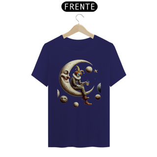 Nome do produto T-shirt Prime linha - Pierrot com Lua Sorridente
