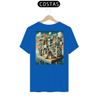 Nome do produto T-shirt Prime linha Psicobrain NAUFRAGO EM CUBO