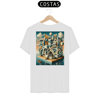 Nome do produto T-shirt Prime linha Psicobrain NAUFRAGO EM CUBO
