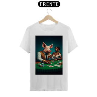 Nome do produto T-shirt Prime linha - Mestre Porco jogador Dente de ouro