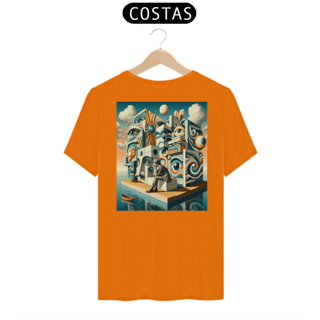 Nome do produto T-shirt Prime linha Psicobrain NAUFRAGO EM CUBO