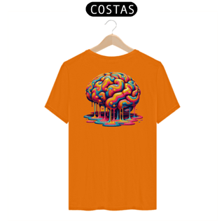 Nome do produto T-shirt Prime linha Psicobrain - CEREBRO DERRETENDO