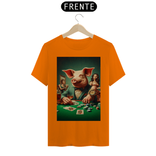Nome do produto T-shirt Prime linha - Mestre Porco Irônico