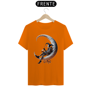 Nome do produto T-shirt Prime linha - Pierrot Solitário com copo e canudo