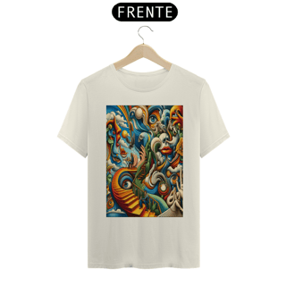 Nome do produto T-shirt Prime linha Psicobrain ESCADA IMAGINARIA