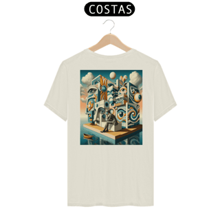 Nome do produto T-shirt Prime linha Psicobrain NAUFRAGO EM CUBO