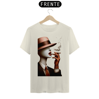 Nome do produto T-shirt Prime linha Anonimos Mulher sem face com cigarro