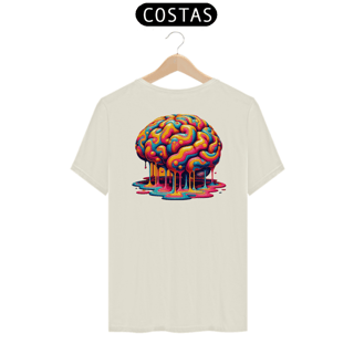 Nome do produto T-shirt Prime linha Psicobrain - CEREBRO DERRETENDO