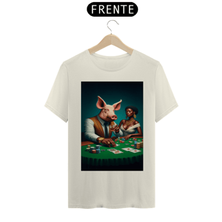 Nome do produto T-shirt Prime linha - Mestre Porco jogador Dente de ouro