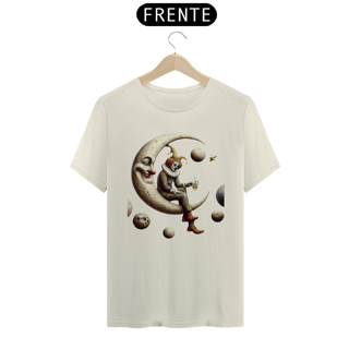 Nome do produto T-shirt Prime linha - Pierrot com Lua Sorridente