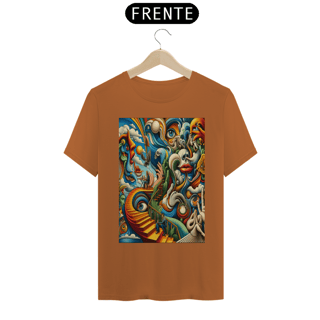 Nome do produto T-shirt Prime linha Psicobrain ESCADA IMAGINARIA