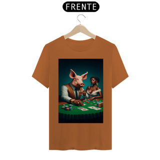 Nome do produto T-shirt Prime linha - Mestre Porco jogador Dente de ouro