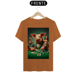 Nome do produto T-shirt Prime linha - Mestre Porco Irônico