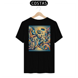Nome do produto T-shirt Prime linha Psicobrain ESCADA REDEMOINHO
