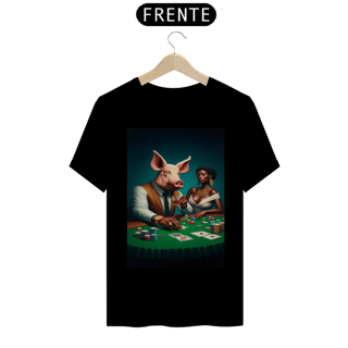Nome do produto T-shirt Prime linha - Mestre Porco jogador Dente de ouro