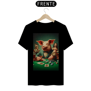 Nome do produto T-shirt Prime linha - Mestre Porco Irônico