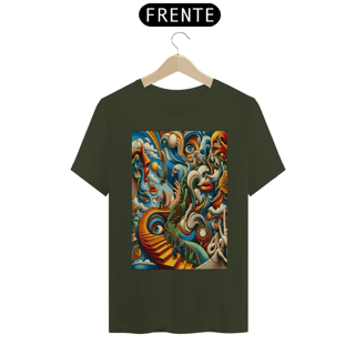 Nome do produto T-shirt Prime linha Psicobrain ESCADA IMAGINARIA