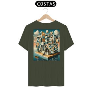 Nome do produto T-shirt Prime linha Psicobrain NAUFRAGO EM CUBO
