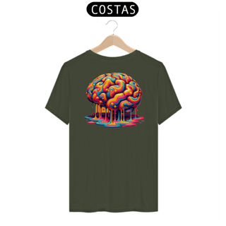 Nome do produto T-shirt Prime linha Psicobrain - CEREBRO DERRETENDO