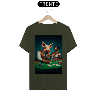 Nome do produto T-shirt Prime linha - Mestre Porco jogador Dente de ouro