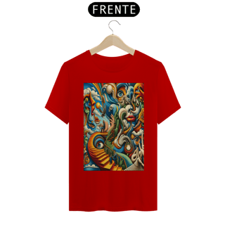 Nome do produto T-shirt Prime linha Psicobrain ESCADA IMAGINARIA