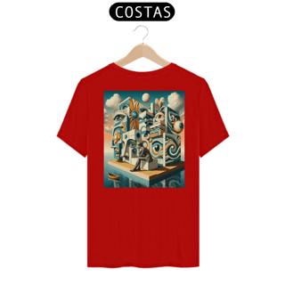 Nome do produto T-shirt Prime linha Psicobrain NAUFRAGO EM CUBO