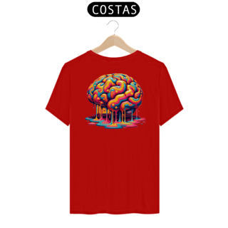 Nome do produto T-shirt Prime linha Psicobrain - CEREBRO DERRETENDO