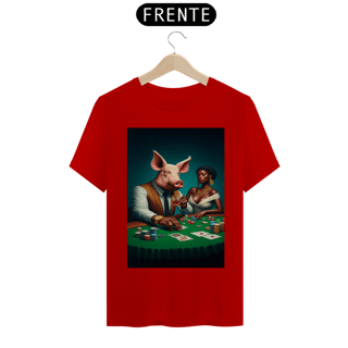 Nome do produto T-shirt Prime linha - Mestre Porco jogador Dente de ouro