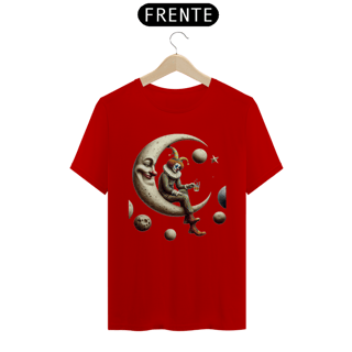 Nome do produto T-shirt Prime linha - Pierrot com Lua Sorridente