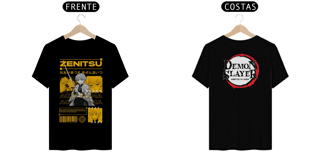 Nome do produto Camiseta do Zenitsu - Demon Slayer